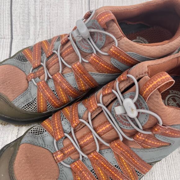 Timberland Orange Gray Mesh Light Outdoor Performance Hiking Sneakers Men’s 8M - Picture 5 of 12